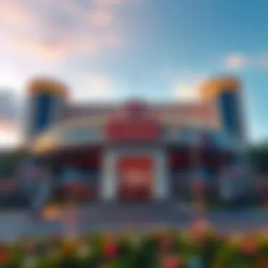Exterior view of Adelaide Casino showcasing its grand architecture