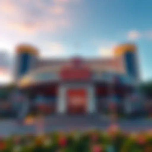 Exterior view of Adelaide Casino showcasing its grand architecture