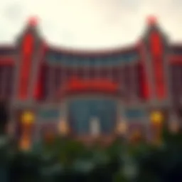 Exterior view of Ameristar Casino showcasing its unique architectural design