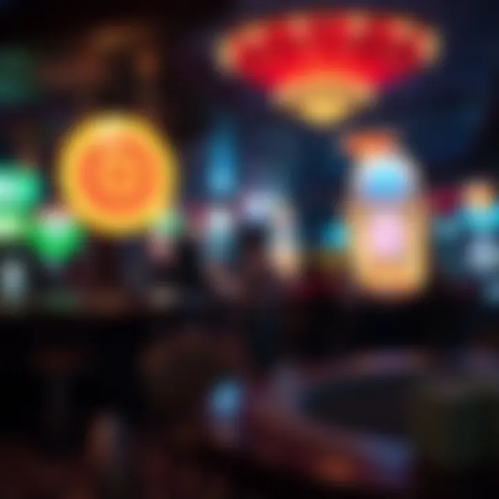 Comparison chart of health impacts in smoking and non-smoking casinos