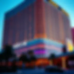 Exterior of Aria Resort and Casino showcasing modern architecture