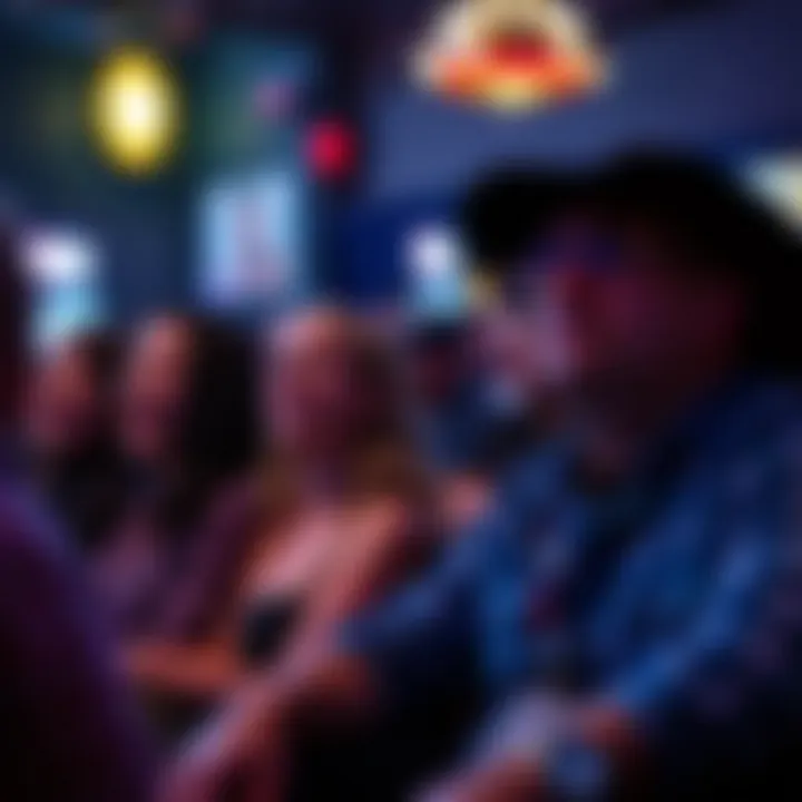 Audience captivated by the engaging humor and dynamic interactions during a show