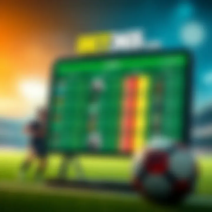 Diverse Betting Options on Bet365 Display of various betting options available