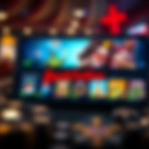 Mobile interface of BetOnline showcasing various games