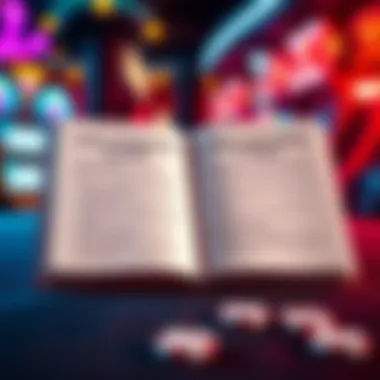 A strategic guide presented as an open booklet, outlining tips for responsible gaming