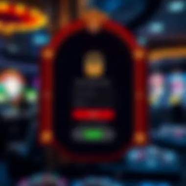 Secure login interface for online gaming