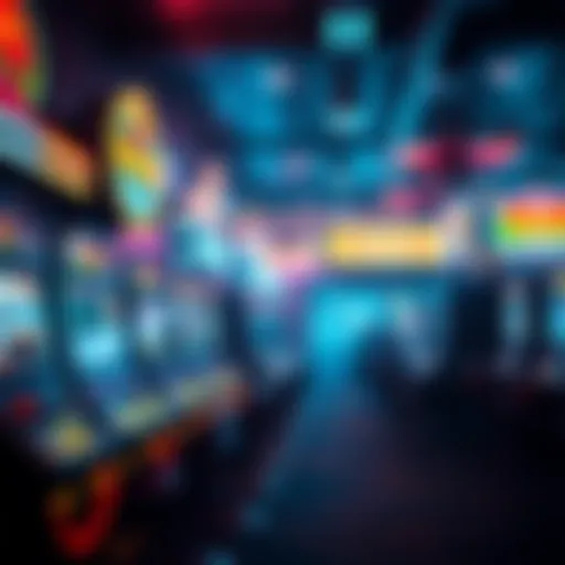 An artistic representation of a casino fishing scene