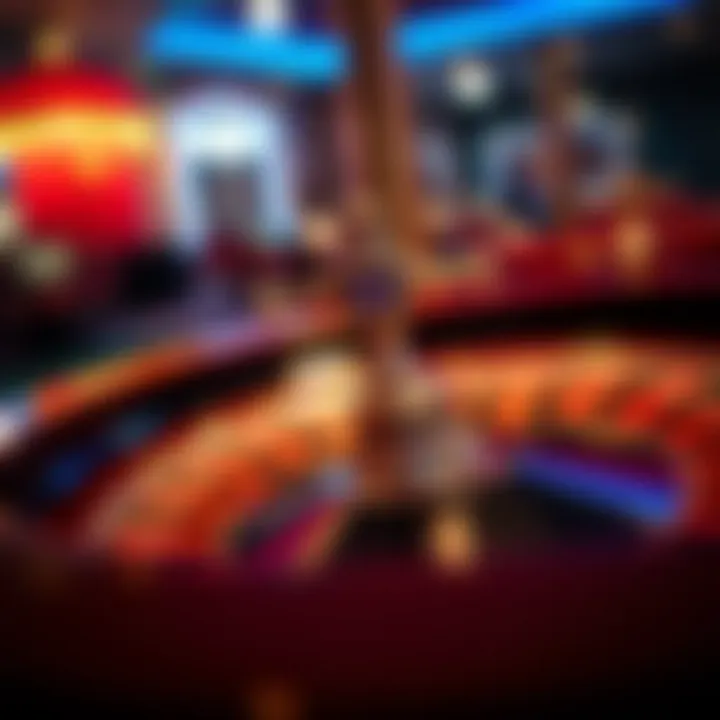 Visual representation of the house edge in casino games