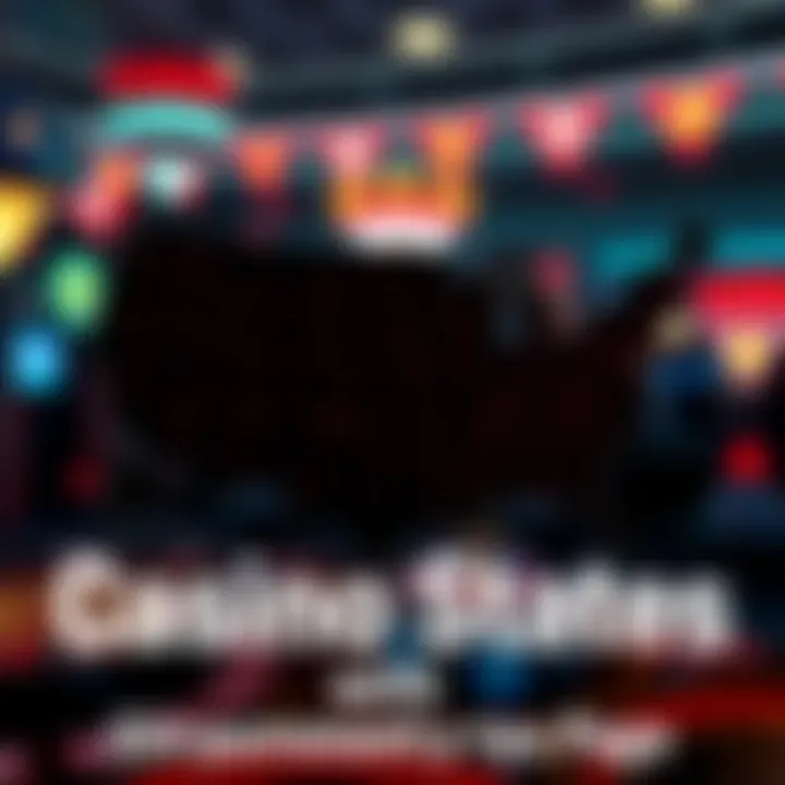 Geographical Distribution of Casino States Map highlighting U.S. states with casinos