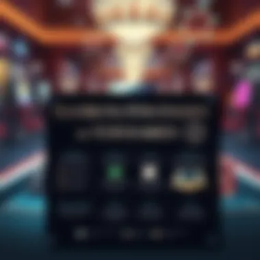 An infographic illustrating common gambling strategies and their terminology