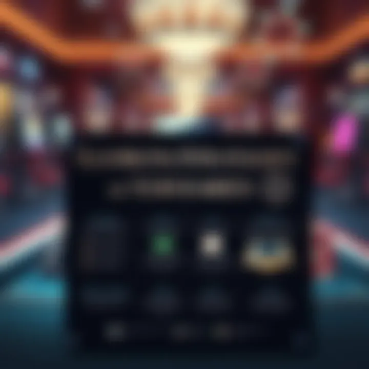 An infographic illustrating common gambling strategies and their terminology