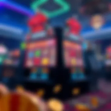 Visual representation of the 'Catch the Big One' slot machine design showcasing vibrant graphics and thematic elements