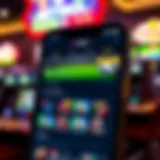 Oregon betting app interface showcasing live betting options