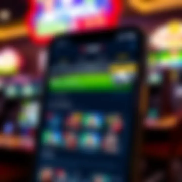 Oregon betting app interface showcasing live betting options