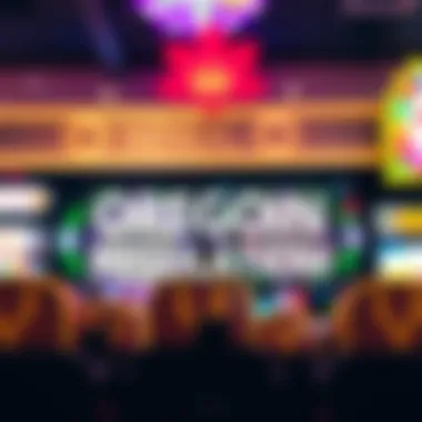 Visual representation of Oregon's gambling regulations and laws