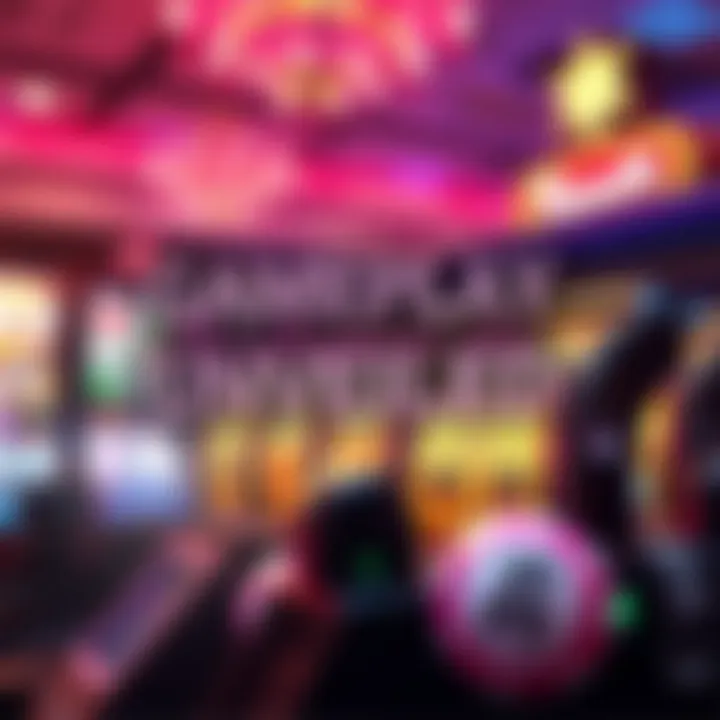 An engaging graphical depiction highlighting the gameplay mechanics of slots as related to bingo.