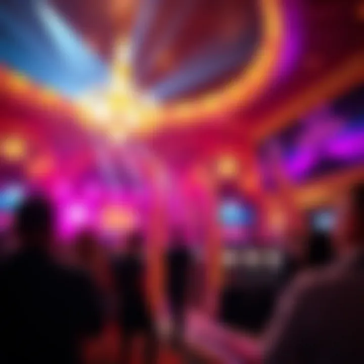 An enchanting scene from a thematic performance at Cosmo Vegas