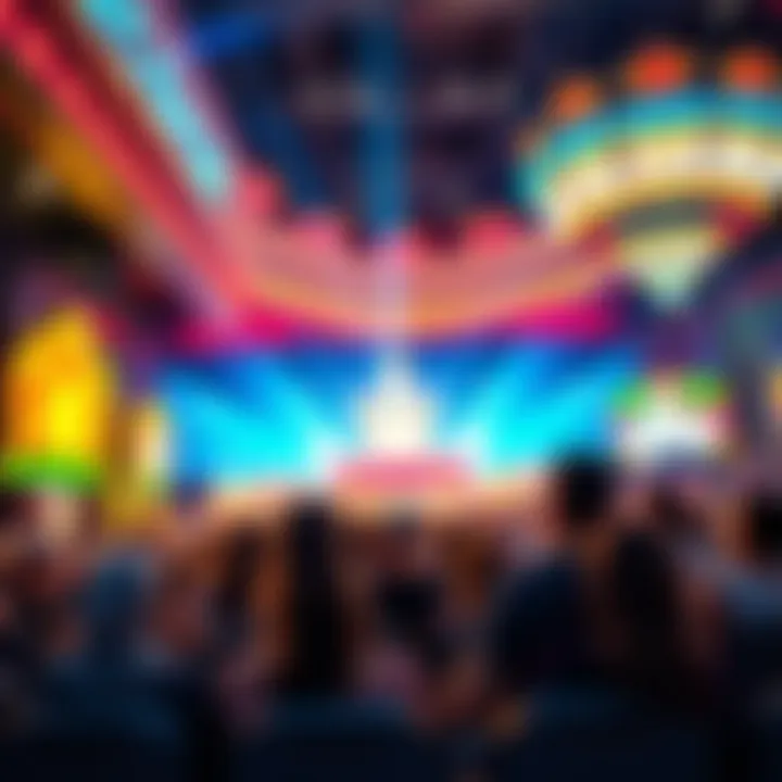 Audience engaged and enjoying the show at Cosmo Vegas