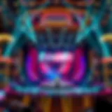 Stunning stage setup for a live performance at Cosmo Vegas