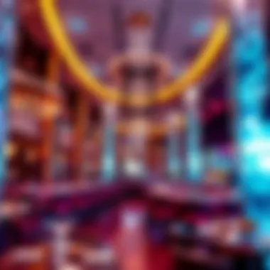 The stunning interior design of Crystal Bar showcasing its unique ambiance and architecture.