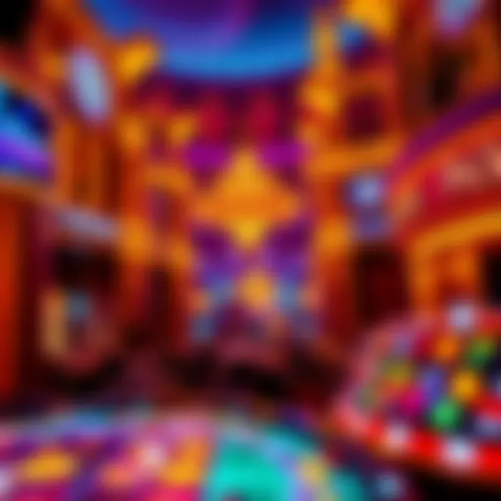 Vibrant nightlife at the Dubai Palace Casino