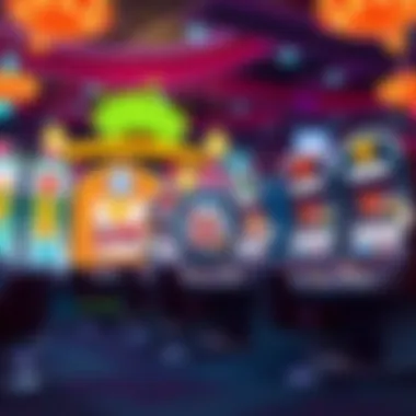 Engaging slot themes depicted in the Electric Slots APK