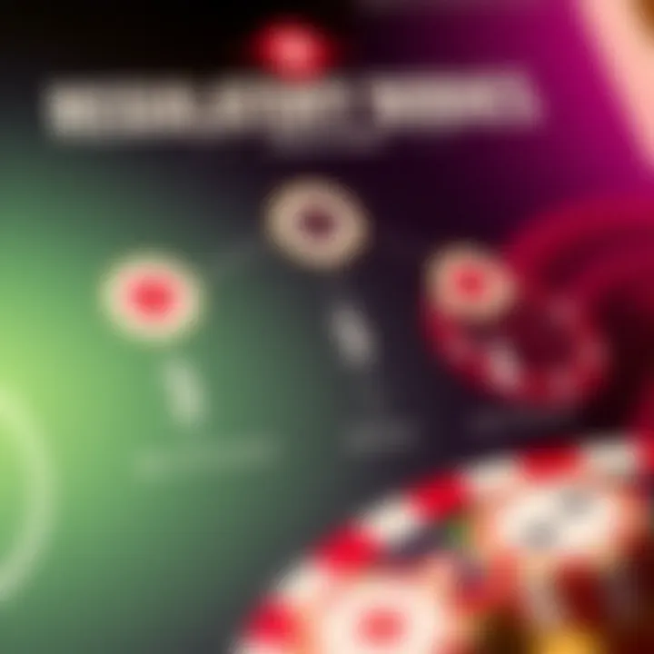 Infographic detailing the regulatory bodies overseeing online casinos