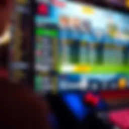 User interface of a top online sportsbook showcasing betting options