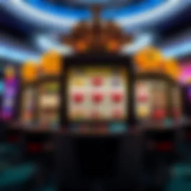 An artistic depiction of the evolution of Caesars Slots within the digital gaming landscape.