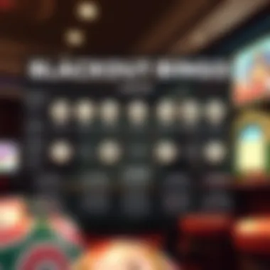 An illustrative diagram depicting the rules and structure of Blackout Bingo, making it easy to understand for newcomers.