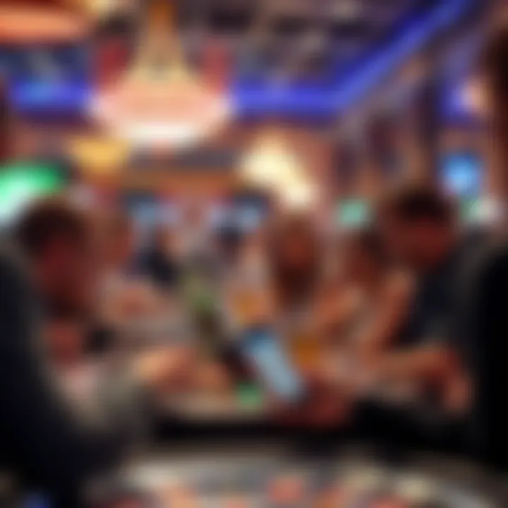Social Gathering at Casino Event in Richmond Capture of social gathering at a casino event