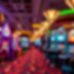 Vibrant casino floor showcasing gaming options