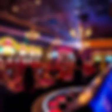 Live entertainment performance at a nearby casino