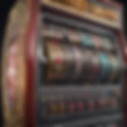 Colorful array of slot machine symbols