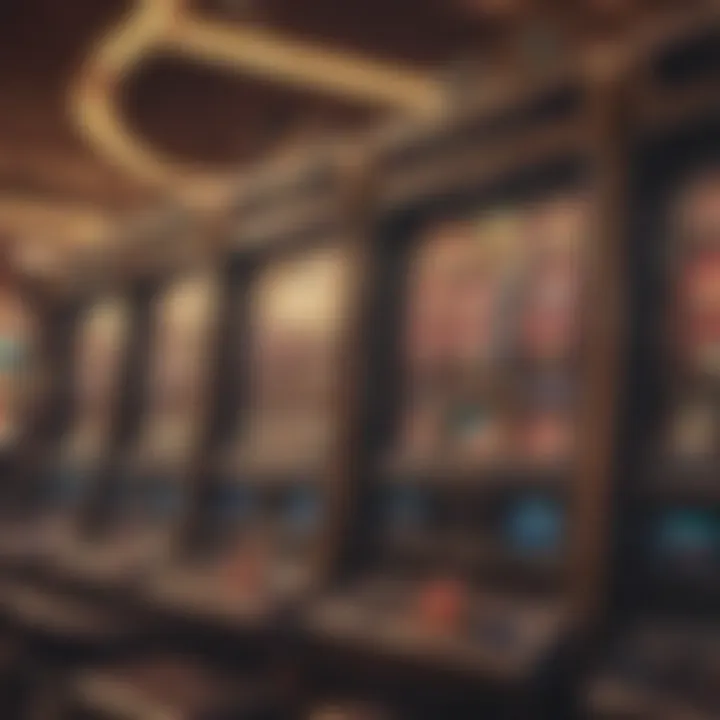 Illustration of player strategies at a casino slot