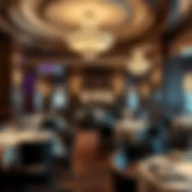 Luxurious dining area featuring exquisite culinary offerings