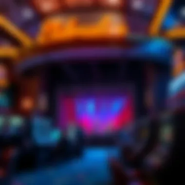 Lively entertainment venue hosting a live performance