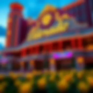 Exterior view of Eldorado Casino showcasing its vibrant architecture