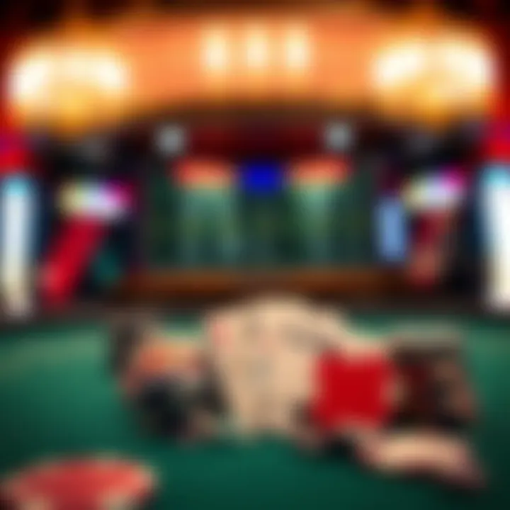 A strategic overview of poker game strategies depicted visually.