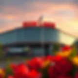 Exterior view of Gun Lake Casino showcasing its modern architecture