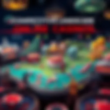 Infographic displaying the competitive landscape of mobile and online casinos