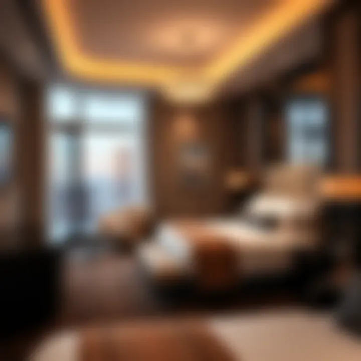 Cozy guest room featuring elegant decor and amenities