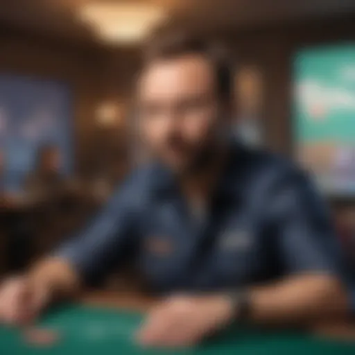 Daniel Negreanu discussing poker strategies