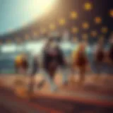 A greyhound in mid-race, showcasing its speed and agility