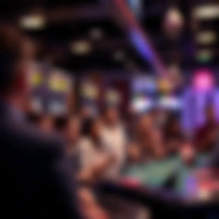 Registration booth with eager participants