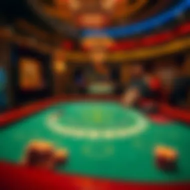 MGM Online Blackjack table display