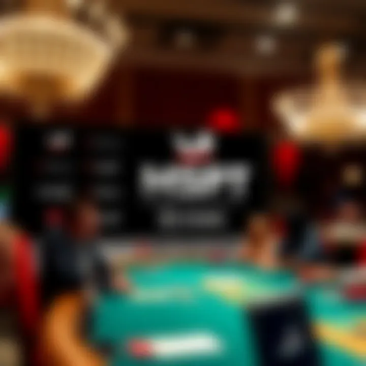 A banner showcasing MSPT sponsorships at an event