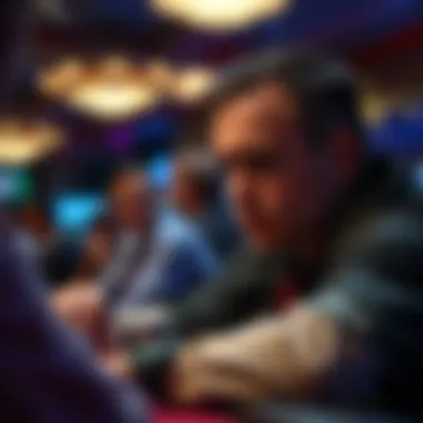 A player deep in thought during a crucial game moment