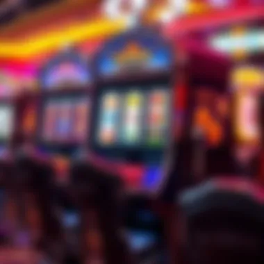 Intricate design of a Konami slot machine showcasing vibrant graphics