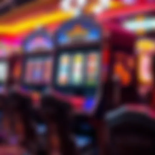 Intricate design of a Konami slot machine showcasing vibrant graphics